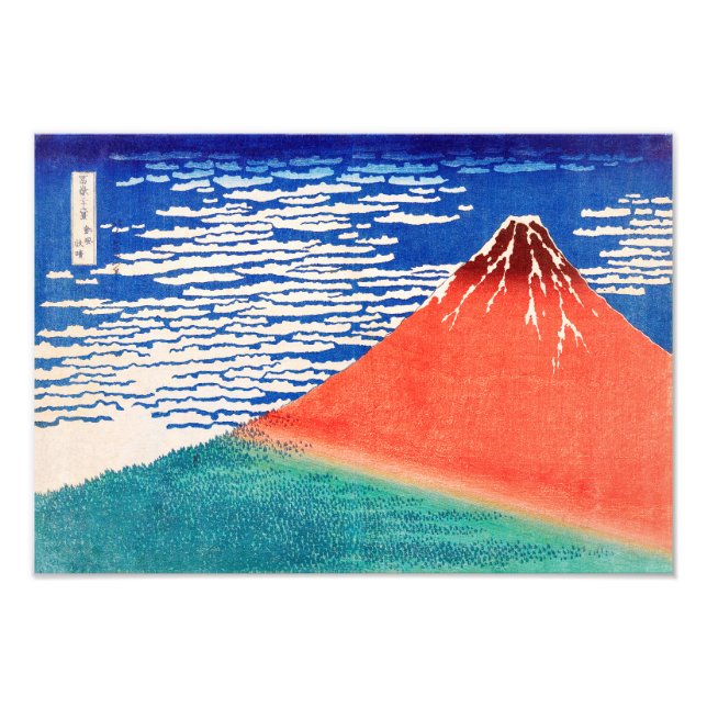 Red Fuji | Hokusai | Photo Print (Front)