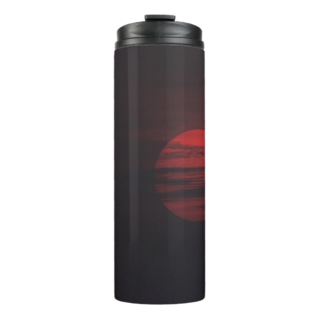 RED FULL MOON VIEW THERMAL TUMBLER (Front)