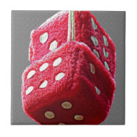Red Fuzzy Dice