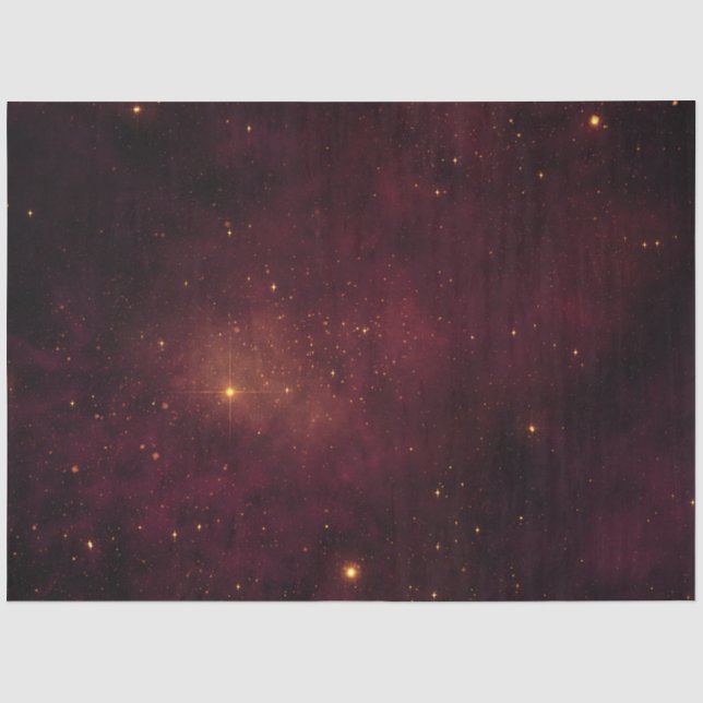 Red Galaxy Series Design 1 Tissue Paper (Front)