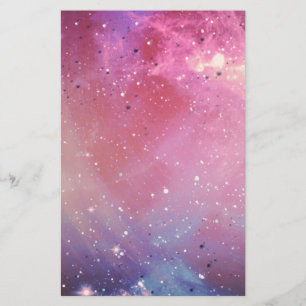 Red Galaxy Stationery