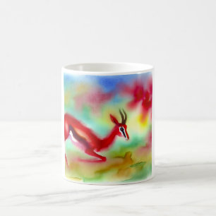 Red Gazelle 310824AREF133 - Watercolor Coffee Mug