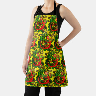 Red Gecko Apron