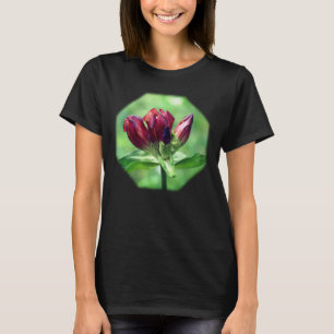 Red Gentian Flower Nature T-Shirt