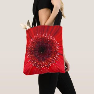 Red Gerbera Tote Bag