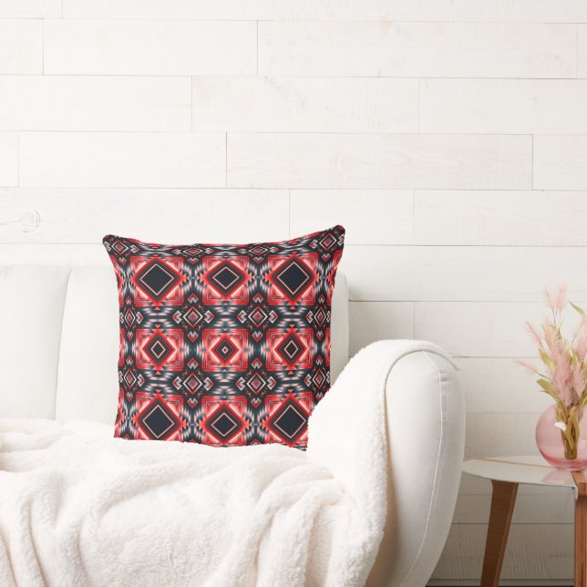 Red Ghost Desert Crossroads Cushion (Couch)