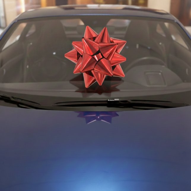 Red Gift Bow Extra Large Window Cling (Red Gift Bow Extra Large Window Cling )