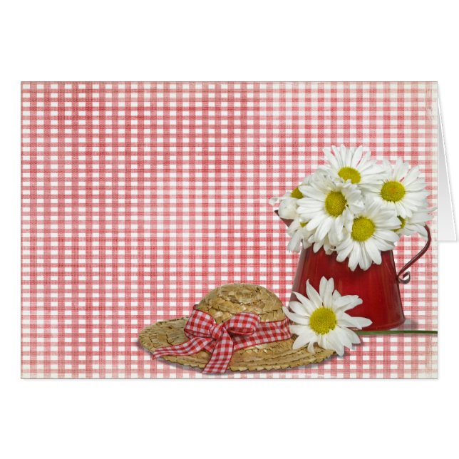 Red Gingham (Front Horizontal)