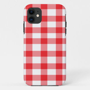 Red Gingham iPhone 11 Case
