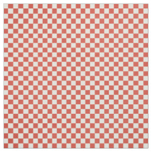 Red Gingham Fabric