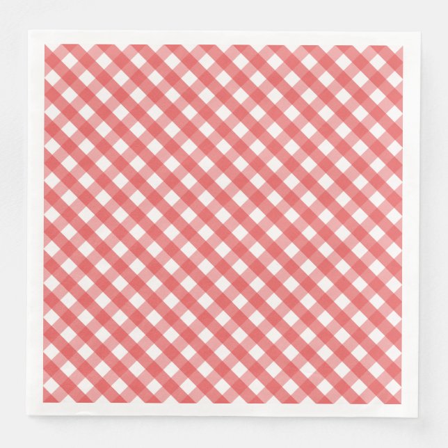 Red Gingham Napkin (Front)