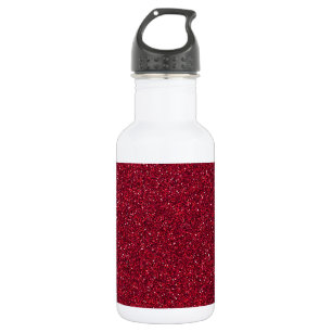 Red Glitter 532 Ml Water Bottle