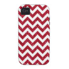 Red Glitter Chevron Pattern