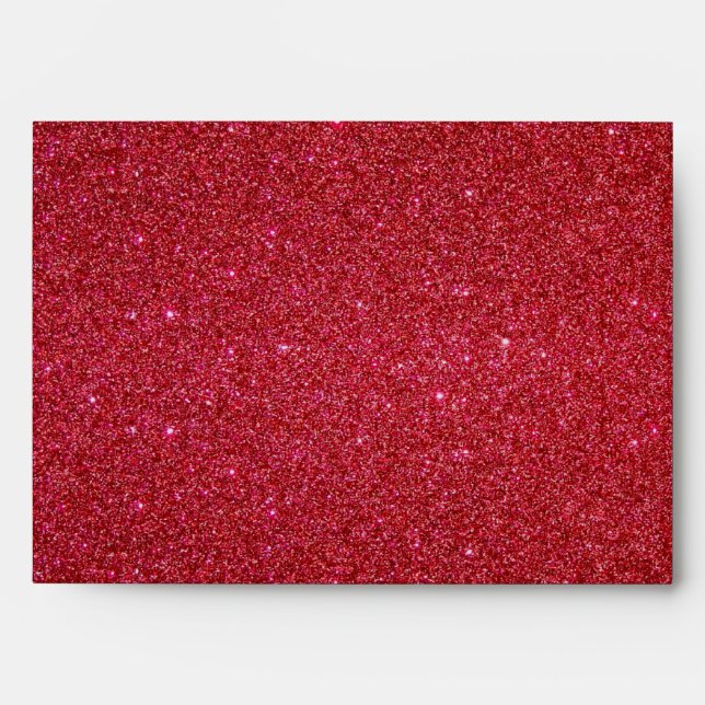 Red glitter envelope (Front)