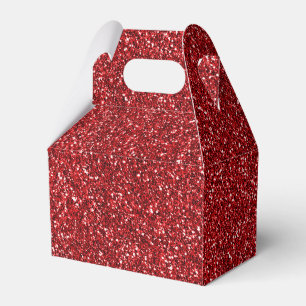 Red Glitter Glitz     Favour Box