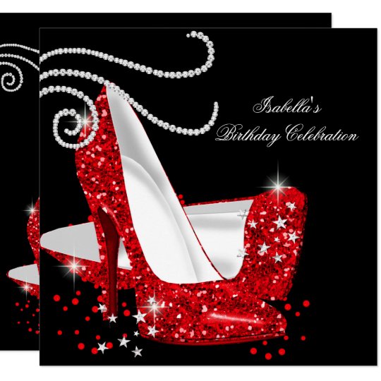 red stiletto shoes