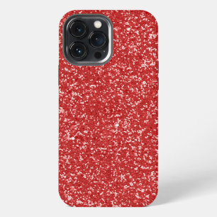 Red Glitter Look iPhone 13 Pro Max Case