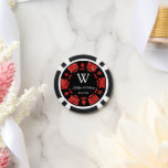 Red Glitter Poker Chip Casino Wedding<br><div class="desc">These trendy poker chips are perfect to give as a gift for birthdays or Christmas or to use as party favours for weddings or birthdays. They can also be used as drinks tokens for wedding parties or other celebrations where you would like to give your guests a complimentary drink. The...</div>