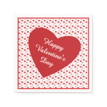 Red glossy passion hearts, cute romantic pattern