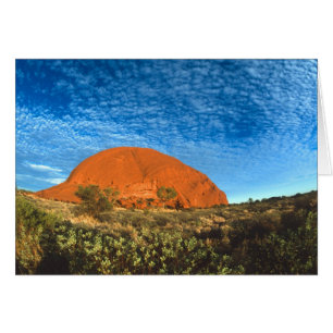 Red Glow of the Famous Ayers Rock in the Outback