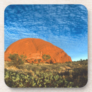 Red Glow of the Famous Ayers Rock in the Outback Coaster