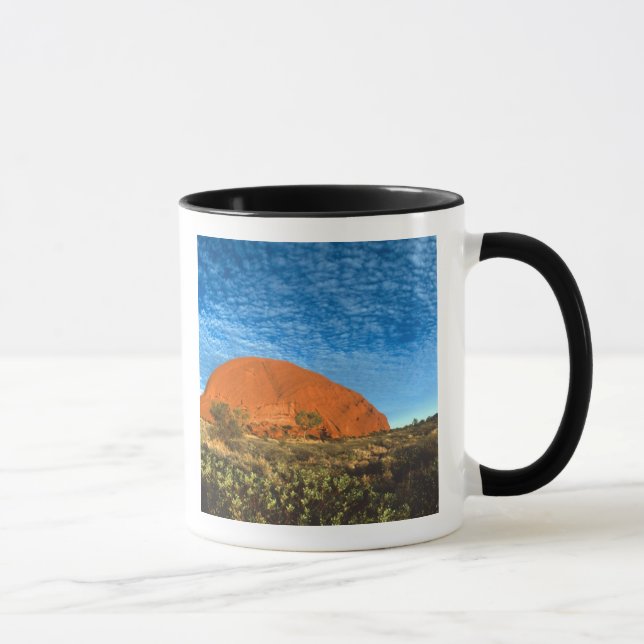 Red Glow of the Famous Ayers Rock in the Outback Mug (Right)