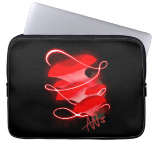 Red Glowing Mushroom Laptop Sleeve