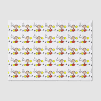 Red Go Team Cheerleader Tissue Paper