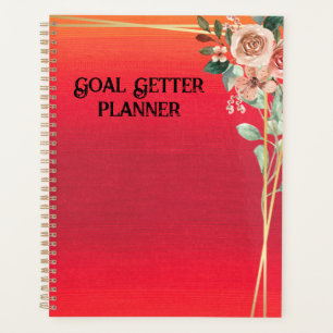 Red Goal Getter Planner