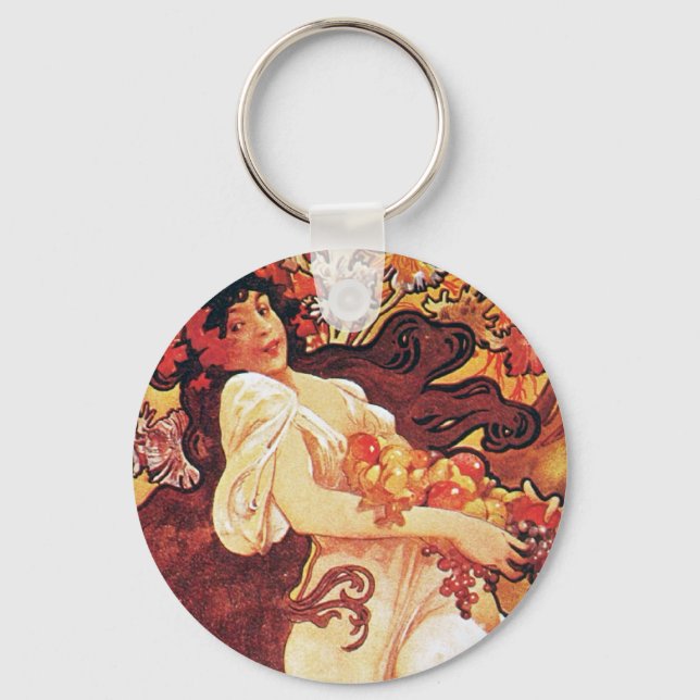 Red Goddess Key Ring (Front)