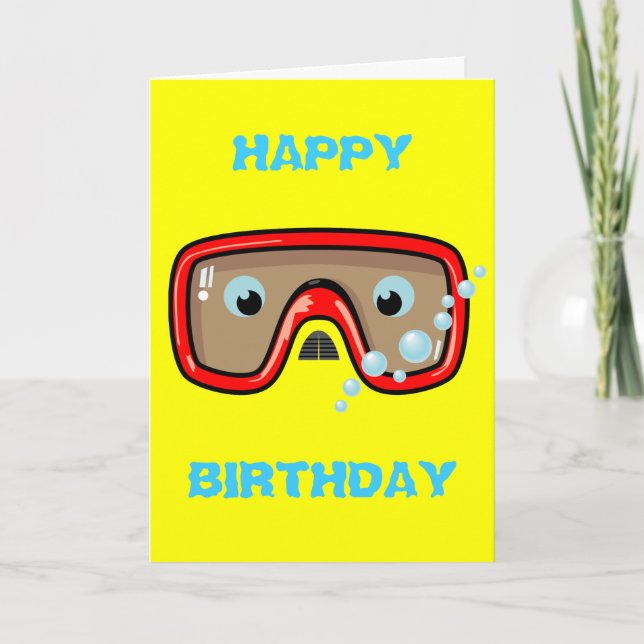 Red Goggles Card (Front)