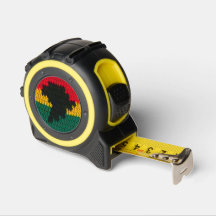 Red Gold Green Black Africa Artisan Crochet Print 