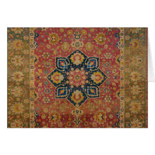 Red Gold Kashan Carpet Rug Persian Asian