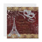 Red Gold Paris Masquerade Party