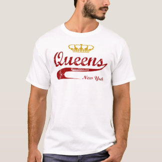 Red & Gold - Queens, New York City NYC T-Shirt