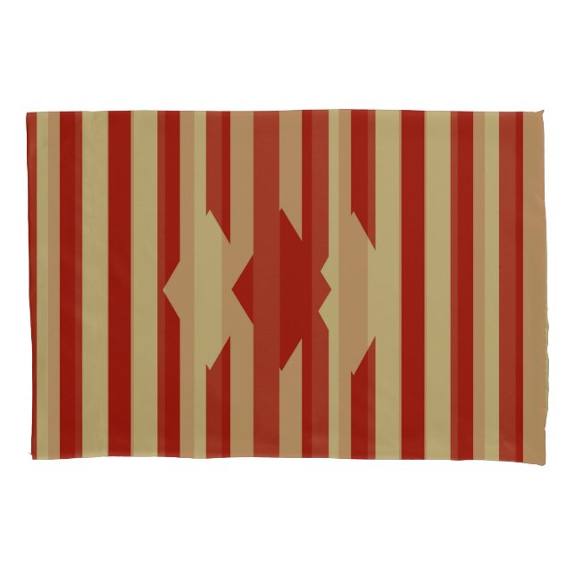 Red Gold Reversible Pillowcase (Front)
