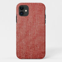 Red & Gold Thin Vertical Stripe Fabric Texture 