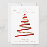 Red Gold Tree 2024 Calendar Merry Christmas