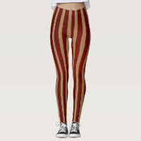 Red & Gold Vertical Stripes Striped Pattern