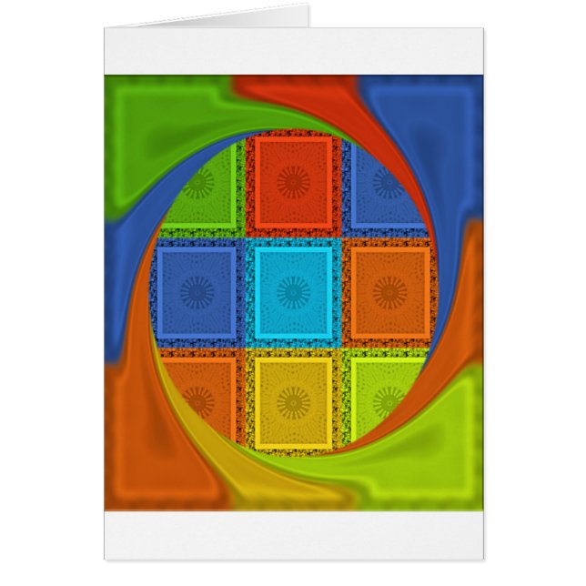 Red Golden Green square  Curve (Front)