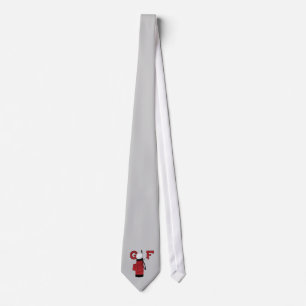 Red Golf Bag Golf T-shirts and Gifts Tie