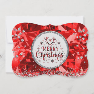 Red Gorgeous Emerald Merry Christmas