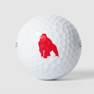 RED GORILLA GOLF BALLS