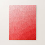 Red gradient geometric mesh pattern jigsaw puzzle<br><div class="desc">Red gradient geometric mesh pattern jigsaw puzzle. 
Triangle geometric mesh with light to dark ombre gradient.</div>