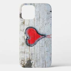 Red graffiti heart Case-Mate iPhone case