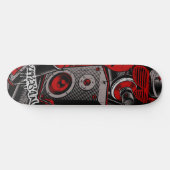 Red Graffiti Style Skateboard | Red Skateboard (Horz)