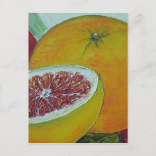 Red Grapefruit Postcard