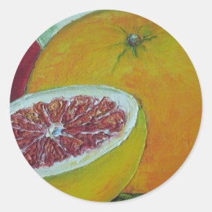 Red Grapefruit Sticker