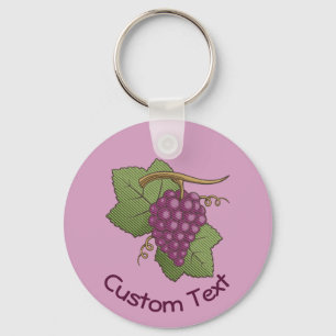 Red Grapes Keychain