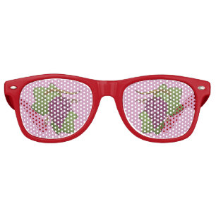 Red Grapes Retro Sunglasses